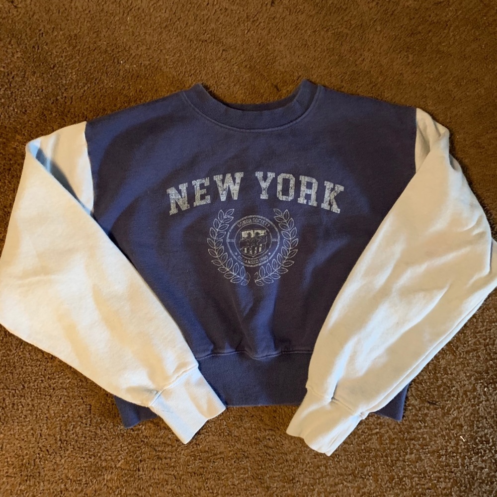 Pacsun LA Hearts New York cropped sweatshirt